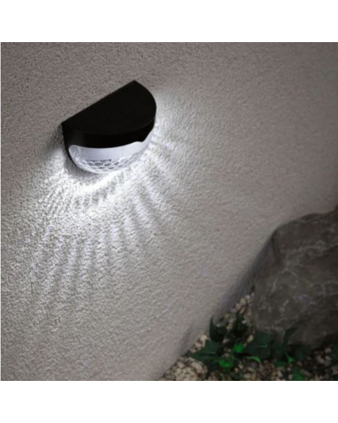 Aplique solar LED 1,2W IP44 6500K Luz blanca día