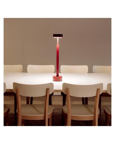 Lámpara de sobremesa de diseño 56cm acero y aluminio regulable LED 9,6W 2700K 893Lm