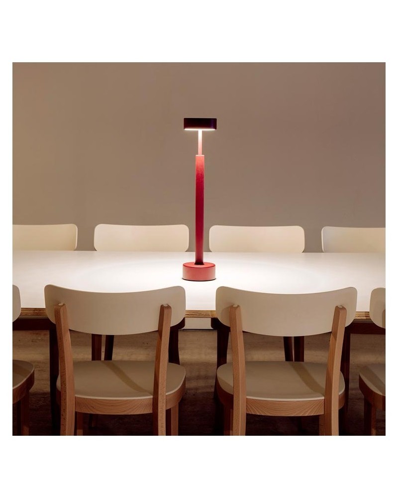Design table lamp 56cm steel and aluminum dimmable LED 9.6W 2700K 893Lm