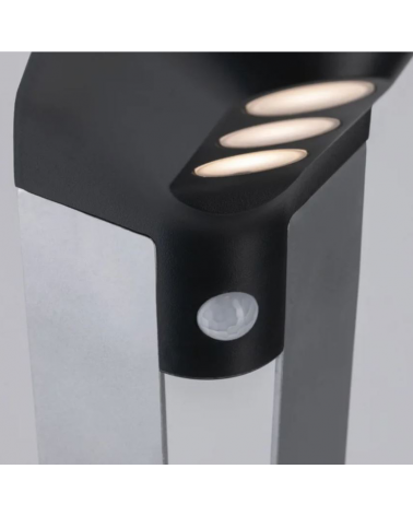 LED Solar Bollard 84.8cm height 1.22W 3000K motion sensor