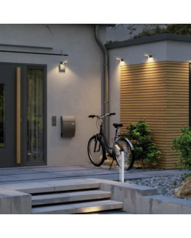 LED Solar Bollard 84.8cm height 1.22W 3000K motion sensor