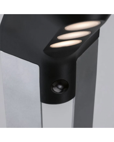 Baliza solar LED de 84,8cm de altura 1W 3000K con control remoto y control de voz