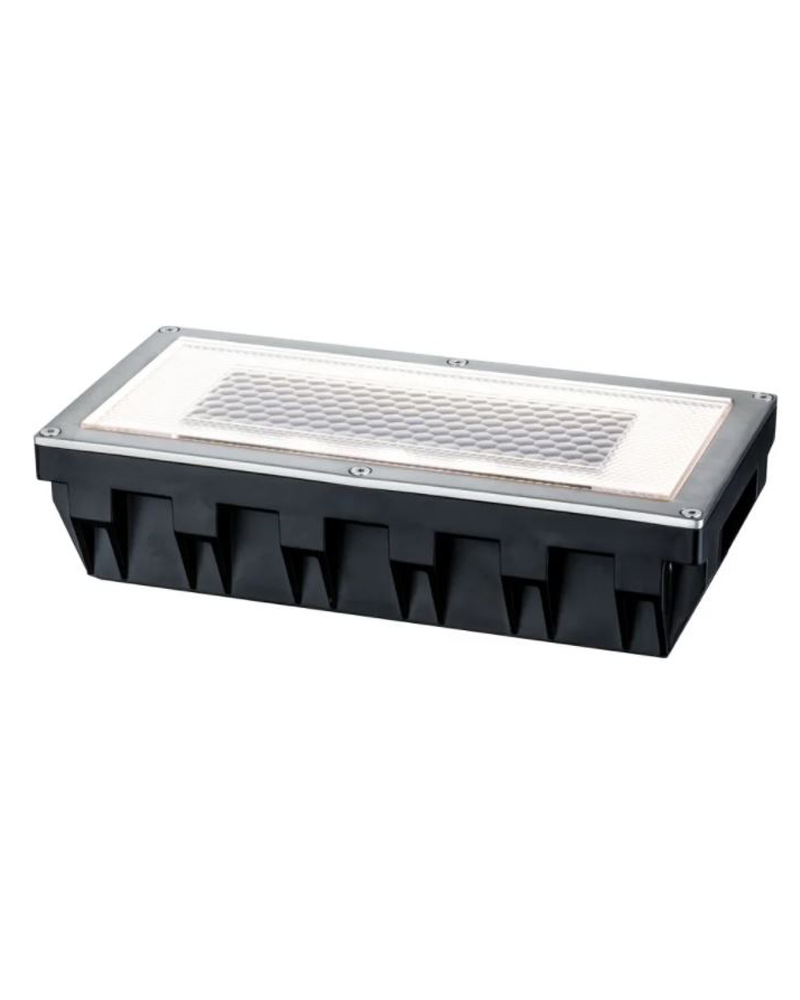 Recessed ground Solar LED 0.6W IP67 stainless steel. 2700K with dusk sensor