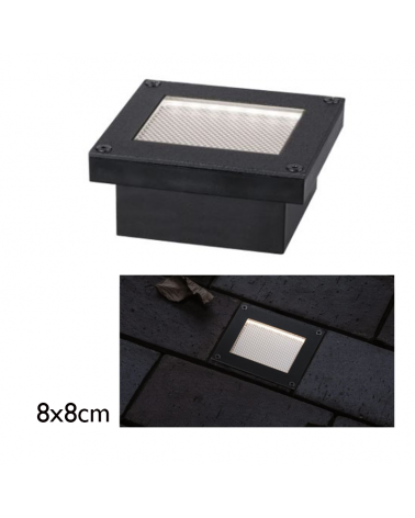 Recessed ground Solar LED 0.1W IP67 3000K with dusk sensor