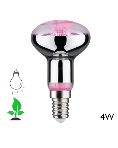 LED Reflector bulb 50mm special growth plants 4W E14 64º