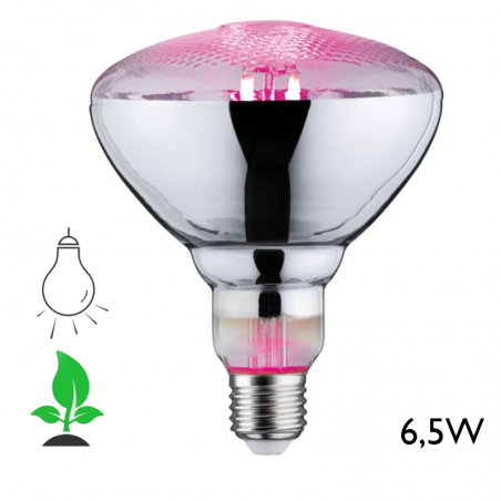 Bombilla Reflectora PAR38 LED especial crecimiento plantas 6,5W E27 115º