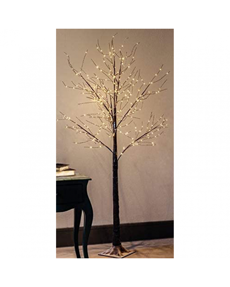 Christmas tree height 1.60 meters with 200 warm lights IP20