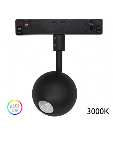 Three-phase LED track light 4.5W 48V 3000K 38º