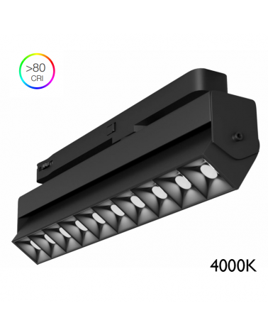 Foco de carril LED 28cm 20W 4000K 45º