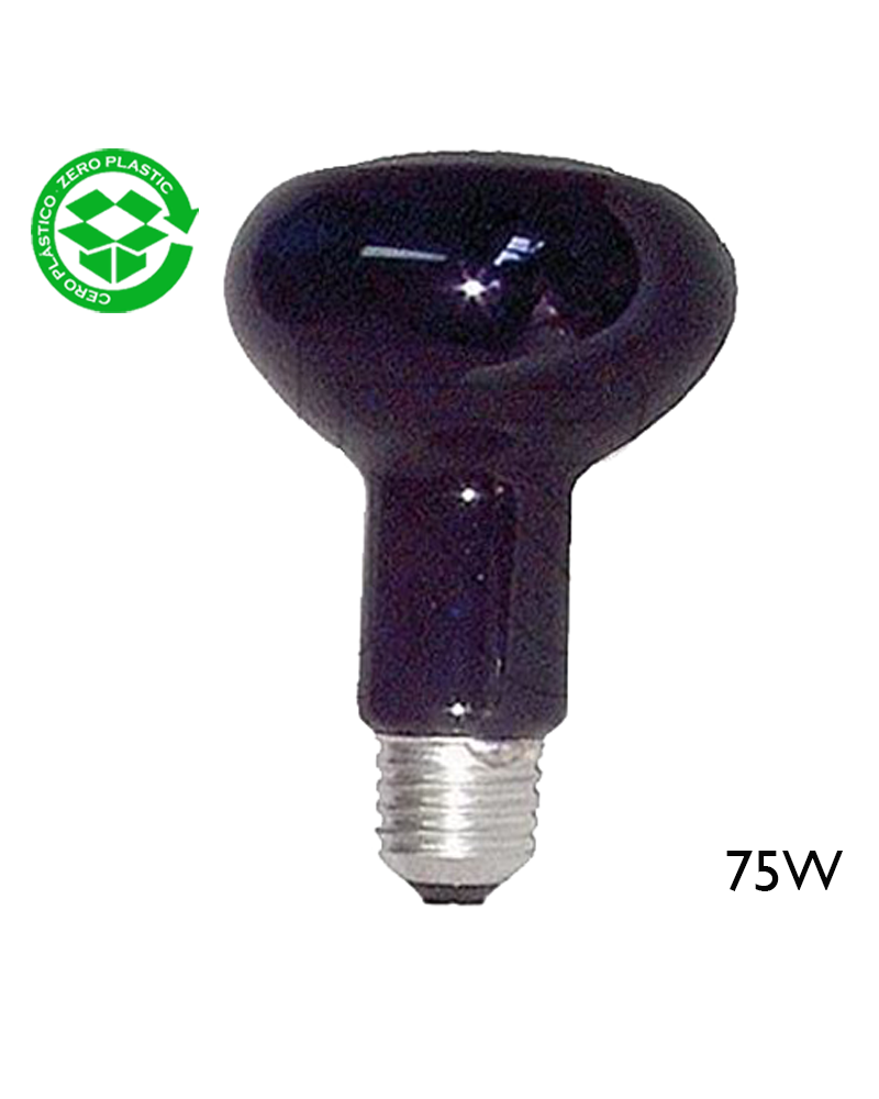 Black light reflector bulb special for parties R80 75W E27