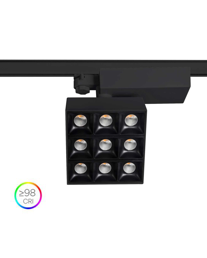 Foco proyector LED de aluminio y policarbonato 40W regulable 2600K-4000K App Tuya