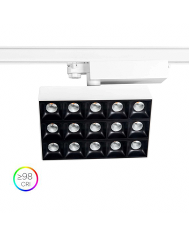 Aluminum and polycarbonate LED spotlight 60W dimmable 2600K-4000K Tuya App