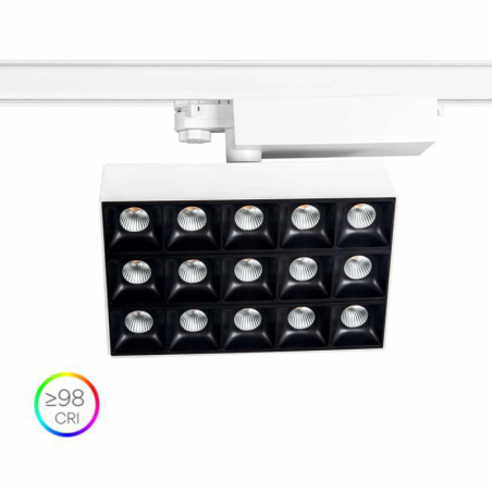 Foco proyector LED de aluminio y policarbonato 60W regulable 2600K-4000K App Tuya