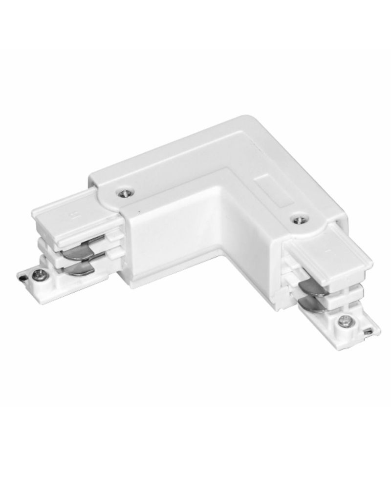 Conector forma L derecha carril universal