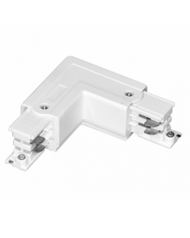 Left L-joint connector for 3-phase universal track