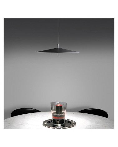 Design ceiling lamp flat aluminum shade 20cm dimmable 3xLED 5W 2700K 1500Lm