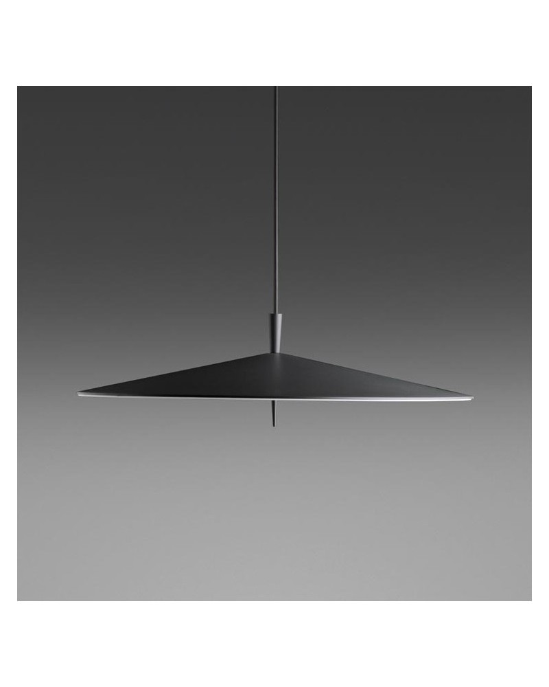 Design ceiling lamp flat aluminum shade 20cm dimmable 3xLED 5W 2700K 1500Lm