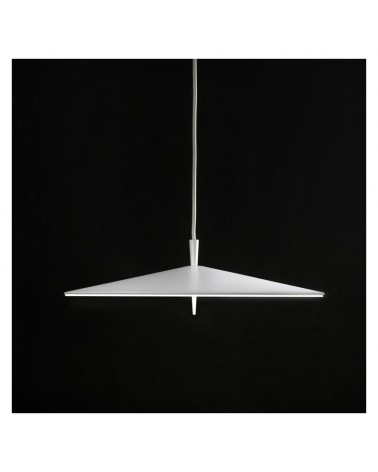Design ceiling lamp flat aluminum shade 20cm dimmable 3xLED 5W 2700K 1500Lm