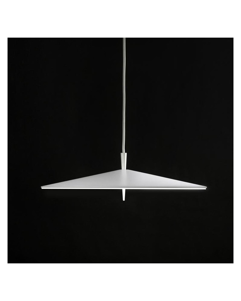 Design ceiling lamp flat aluminum shade 60cm dimmable 3xLED 12W 2700K 3195Lm