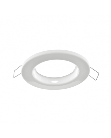 Aro redondo aluminio empotrable 9,2 cm fijo GU10 blanco mate, negro y nickel