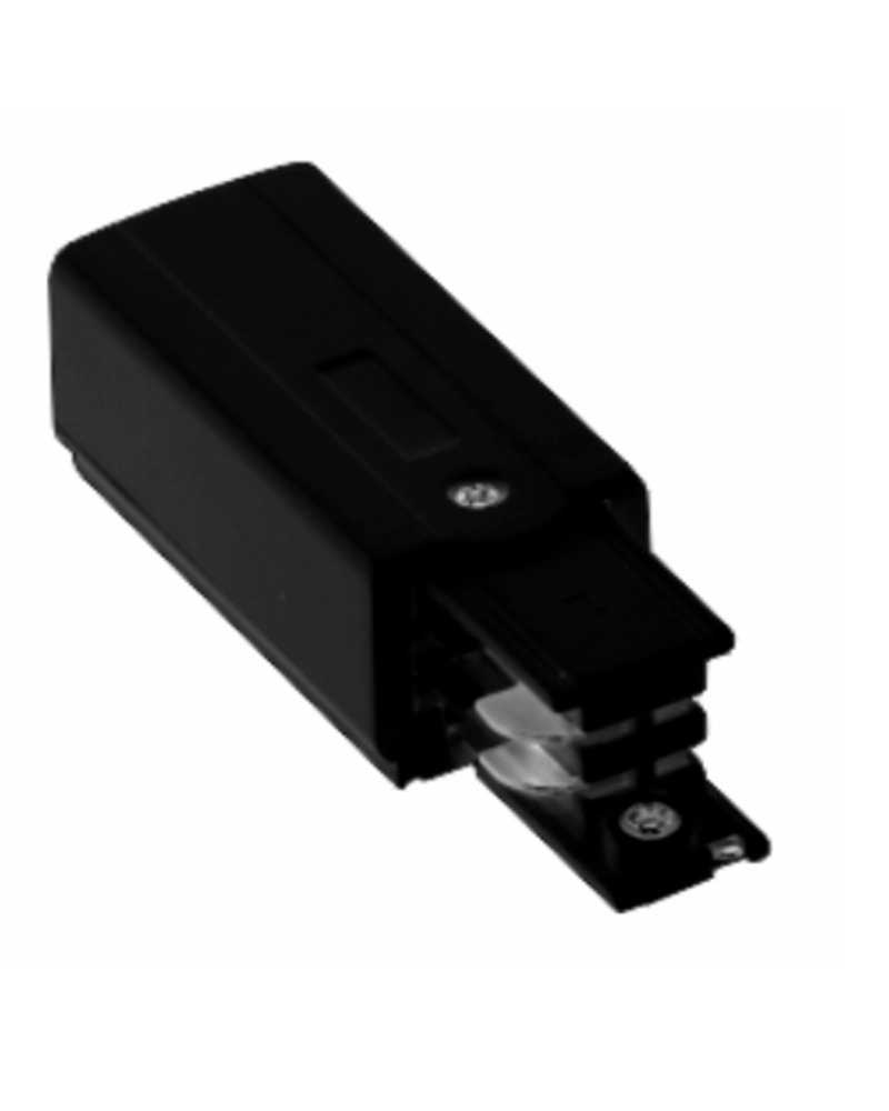 Right power connector for universal tracks