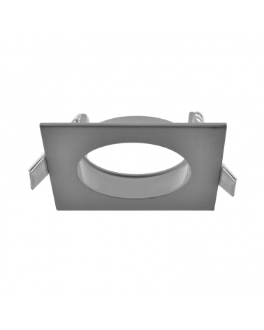 Recessed square aluminum ring 8.2 GU10 fixed
