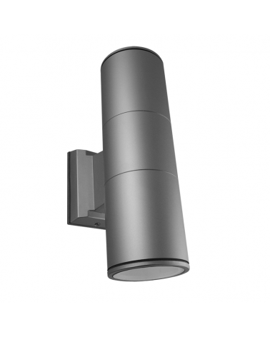 Aplique de exterior LED negro de aluminio IP65