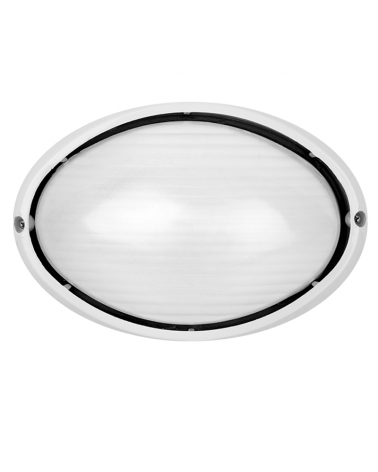 Outdoor wall light in aluminum and glass E27 90W IP54