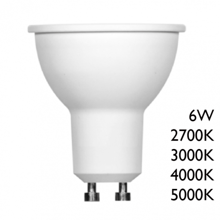 LED spot Dichroic 50mm LED 6W GU10 120° 50000 hours