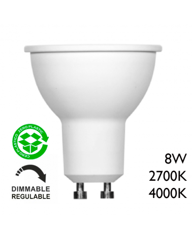LED spot Dichroic 50mm LED Dimmable 8W GU10 60°