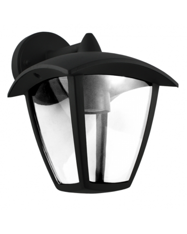 Classic style outdoor wall light IP44 E27 with head down