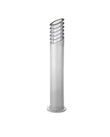 Aluminum beacon IP54 grey finish E27 cylinder shape