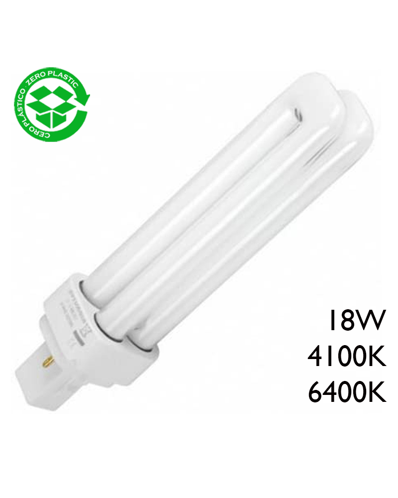 Lámpara PL-C 18W G24D 2 PIN
