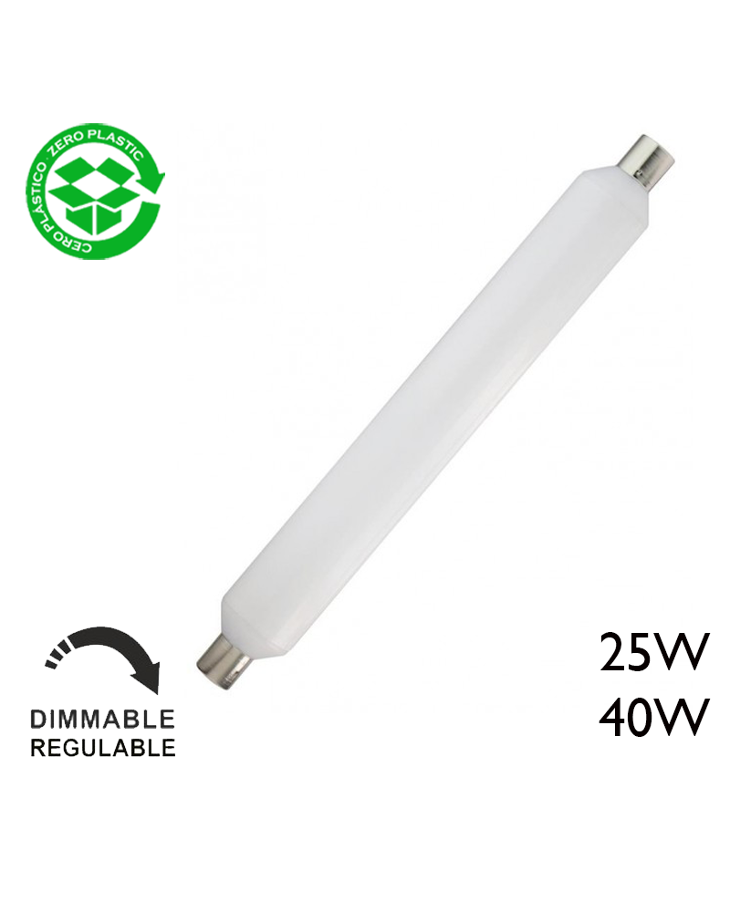 Soffit incandescent opal S15 25x254mm