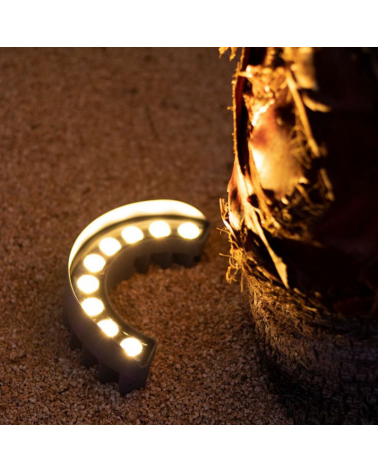 Foco proyector aluminio LED iluminación de arboles 9W 3000K