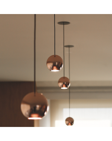 LED Bronze aluminum ceiling lamp with surface ceiling canopy 8.5W