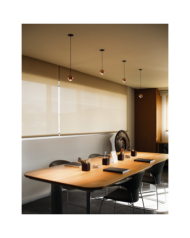 LED Bronze aluminum ceiling lamp with surface ceiling canopy 8.5W