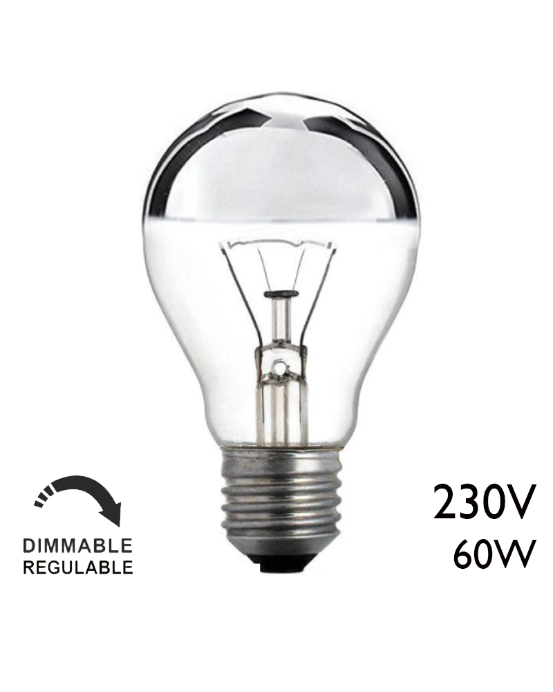 Bombilla estándar cúpula de E27 230V 60W