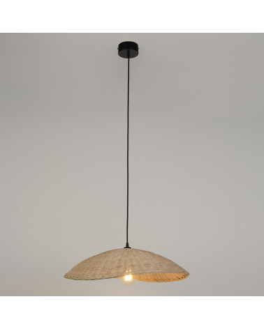 Ceiling lamp 56cm rattan braided E27 60W