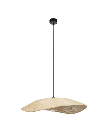Ceiling lamp 78cm rattan braided E27 60W