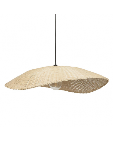 Ceiling lamp 78cm rattan braided E27 60W