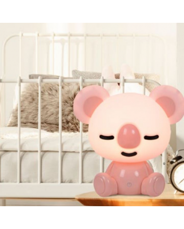 LED table lamp 26cm ABS koala shape touch button 3 intensities