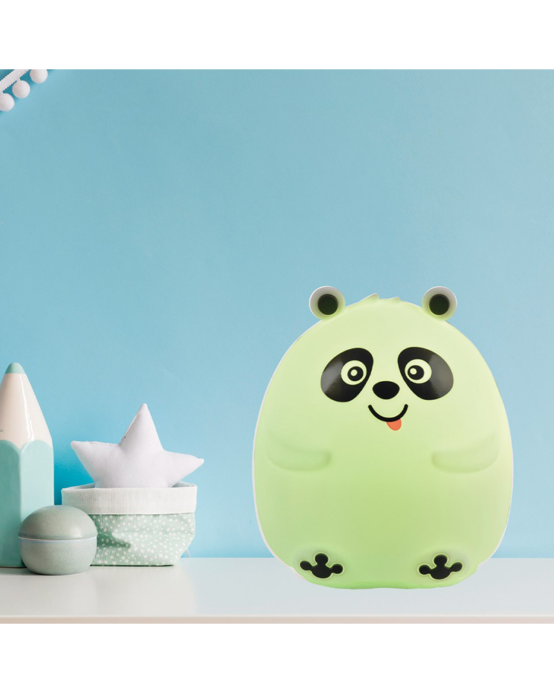 Luz Nocturna Infantil, Luz Nocturna Bebé Recargable USB, Lámpara LED con  Forma de Panda, Lámpara de Noche Táctil de Silicona, Lámpara Nocturna con  Luz