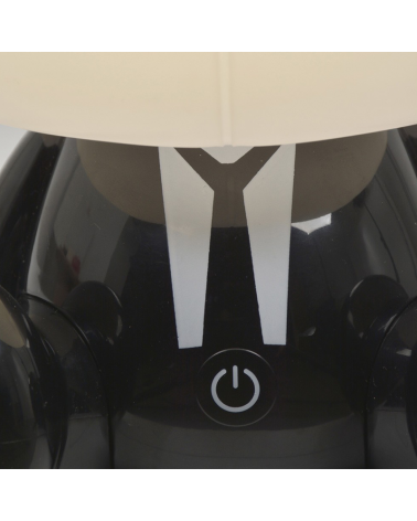 LED table lamp 28.5cm ABS bear shape touch button 3 intensities