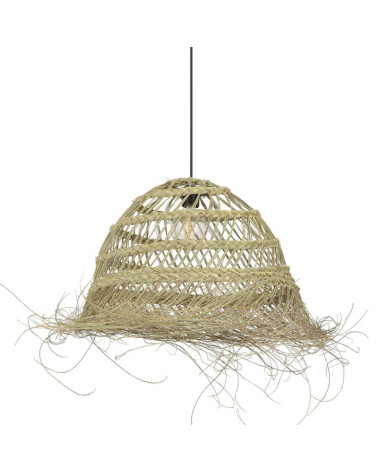 Ceiling lamp 35cm frayed esparto fibers E27 15W