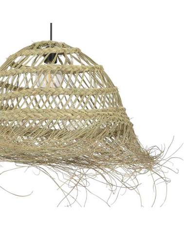 Lámpara de techo 35cm fibras de esparto deshilachadas E27 15W