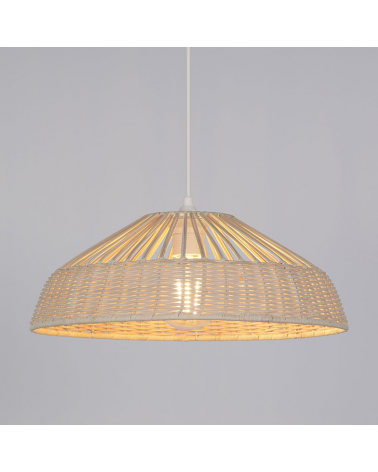 Ceiling lamp 38cm braided natural rattan lampshade E27 100W