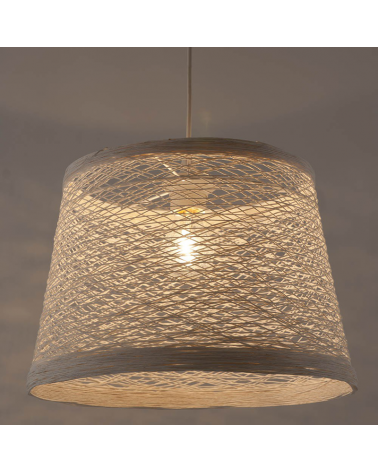 Ceiling lamp lampshade 35cm braided rope E27 100W