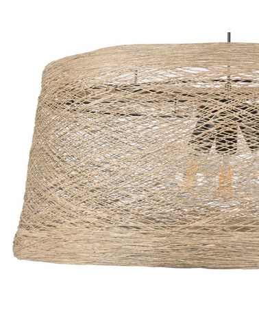 Ceiling lamp lampshade 78cm braided rope E27 15W