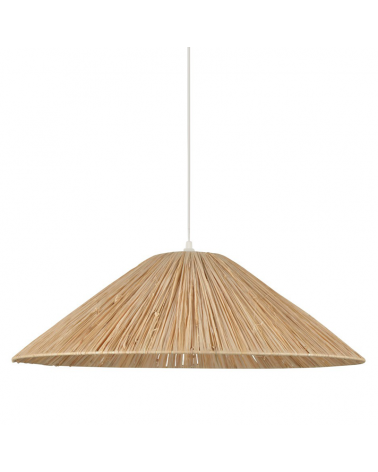 Ceiling lamp lampshade 58cm E27 100W natural raffia